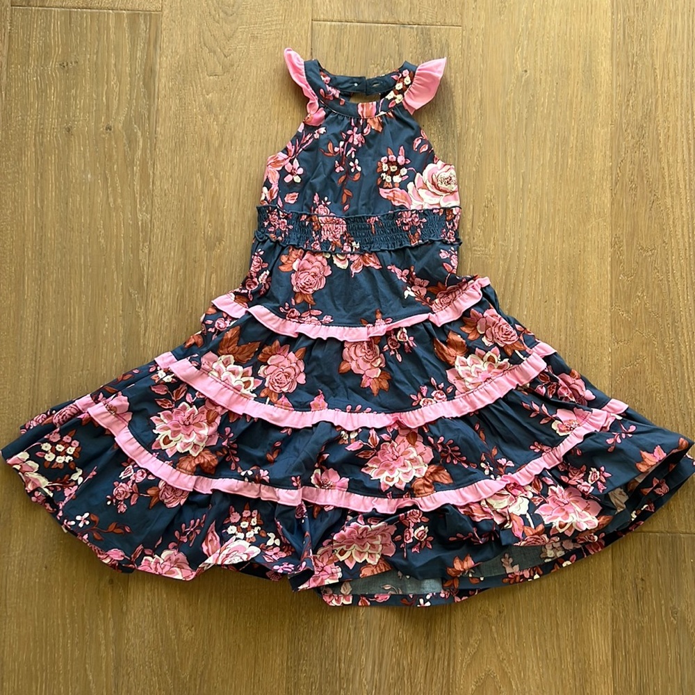 Sweet floral halter dress